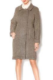  Slouch Herringbone Coat