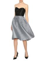  Strapless Midi Dress
