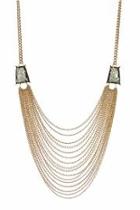  Bib Necklace Khaki