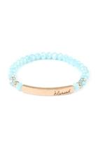  Blessed Rondelle Beads-bracelet