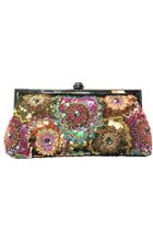  Beaded Pu Multi Clutch