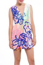  Psychedelic Sleeveless Dress