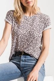  Leopard Crewneck Tee