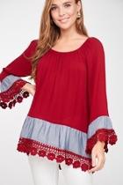  Lady In Red Blouse