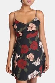  Mysterious Floral Mini Dress