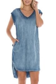  Frayed Tee Dress