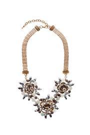  Blue Crystal Statement Necklace
