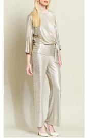  Side Tie Detailed Soft Knit Top