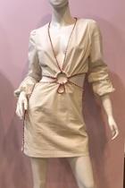  O-ring Mini Dress