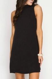  Ribbed Shift Dress