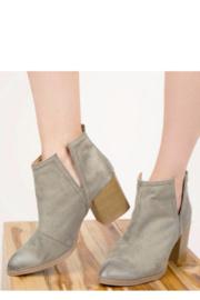 Faux Suede Sage Bootie