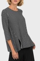  Black + White Stripe Top
