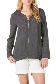  Embroidered Hoodie Jacket