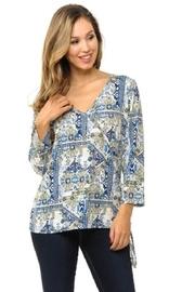  Cross-over Lace-up Top