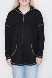 Black Thermal Hoodie