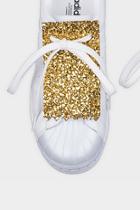  Gold Glitter Shoe Fringe