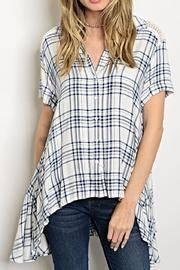  Plaid Swing Top