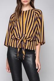  Stripe Knot Blouse