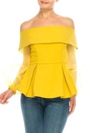  Organza Sleeve Blouse
