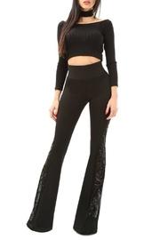  Sequin Flare Pant