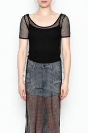  Mesh Side Open Dress