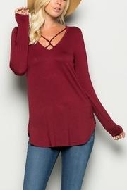  Twisted Front Tee
