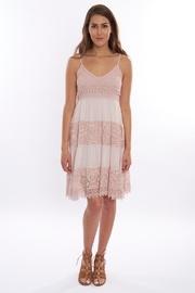  Pink Crochet Sundress