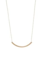  Textured Bar Necklace