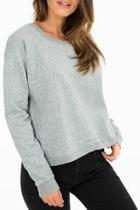  Crossover Back Sweatshirt