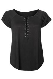  Loose-fit Lace-up Tee