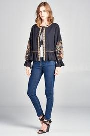  Embroidered Swing Jacket