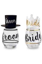  Bride & Groom Glasses