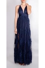  Navy-monochrome Enchantress Gown