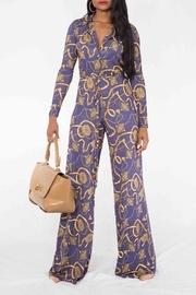  Chain Print Jumpsuit