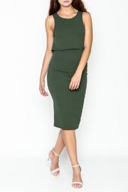  Sleeveless Overlay Dress