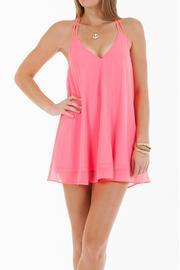  Neon Pink Shift-dress
