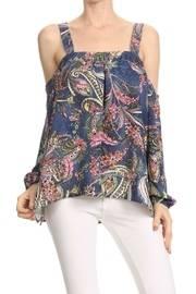  Cold Shoulder Trapeze Top