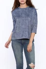  Soft Denim Boxy Top