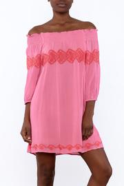  Hibiscus Off Shoulder Dress
