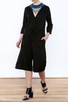  Tying Black Jumpsuit