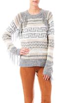  Fringe Aztec Sweater