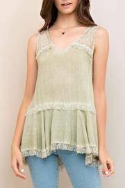  V Neck Asymmetrical Top
