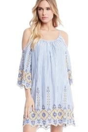  Emb Stripe Dress