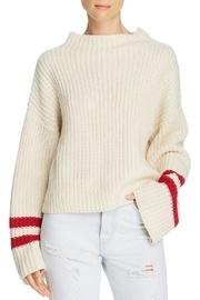  Mulberry Stripe-sleeve Sweater