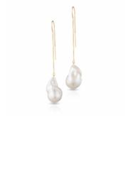  14 - Karat Gold Filled Baroque Freshwater Pearl Threader Earrings
