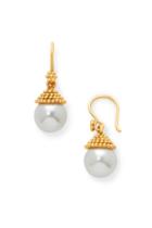  Florentine Demi-pearl Earring Gold Pearl