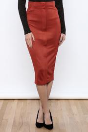  Suedette Midi Skirt