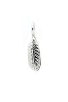  Silver Feather Charm