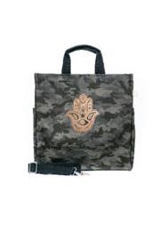  Luxe North-south Camo Tote