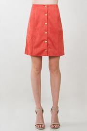  Rust Suede Skirt